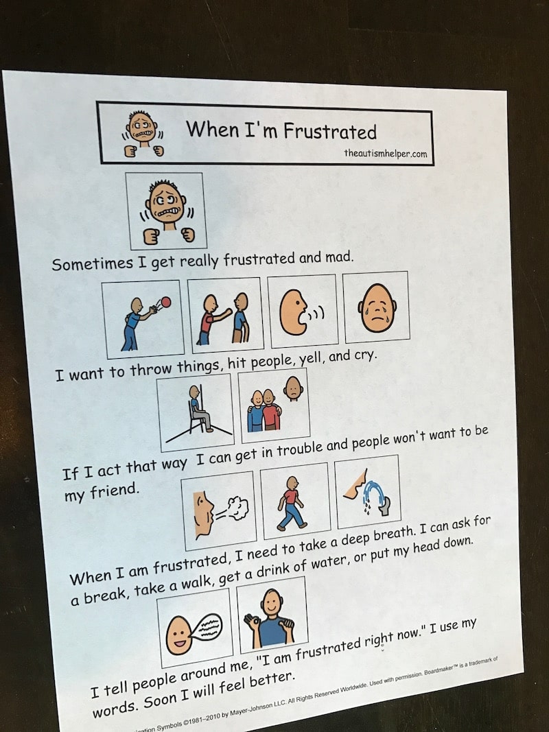 Social Stories Autism Free Printable