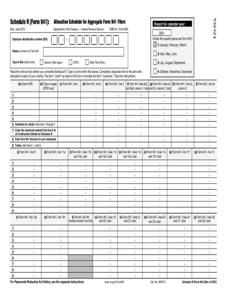 Blank 941 Form 2024 Printable Fill Out Sign Online DocHub
