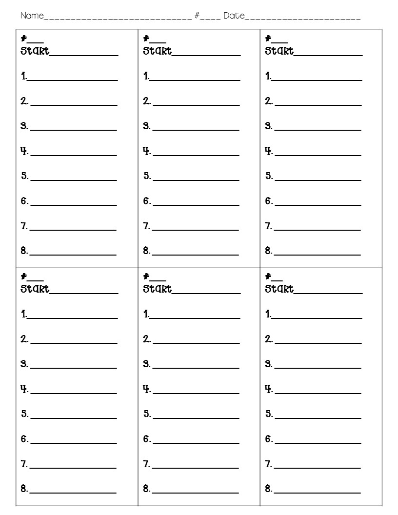Free Printable Word Ladder For 6Th Grade