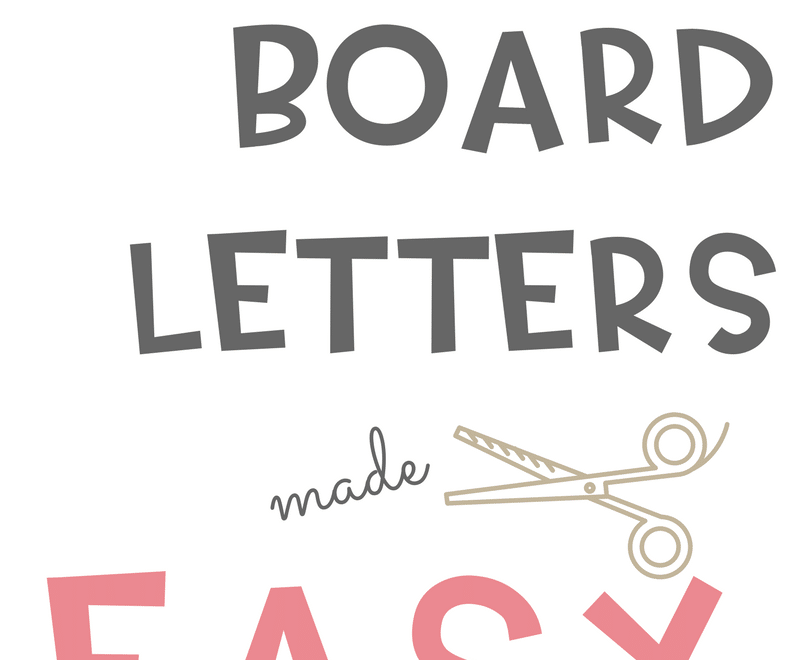 Bulletin Board Letters Made Easy SIMPLE Steps