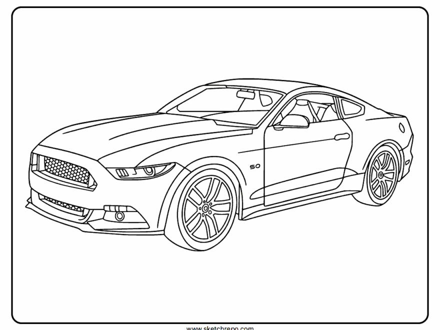 Cars Coloring Pages Sketch Repo