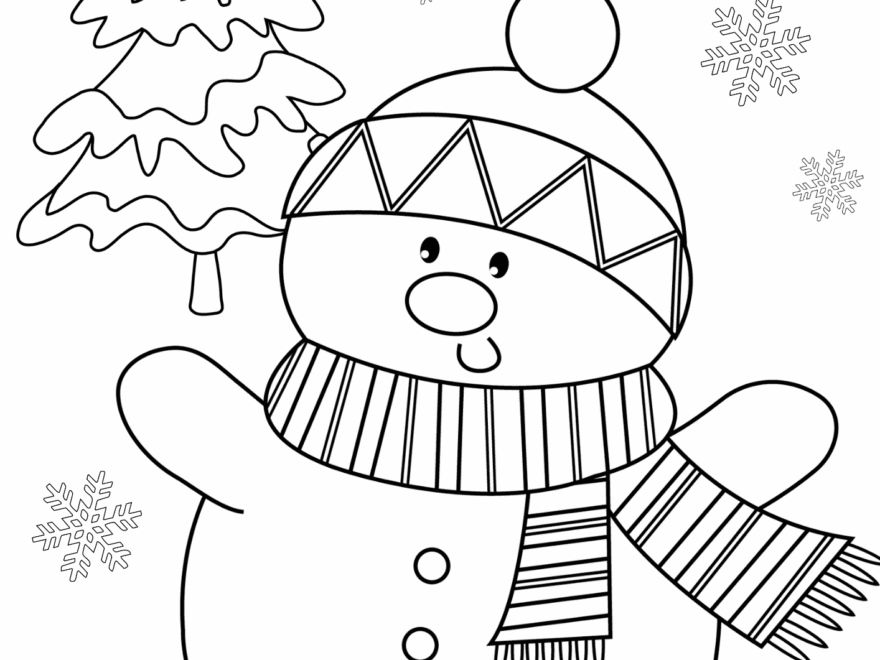 Christmas Coloring Pages Good Life Of A Housewife