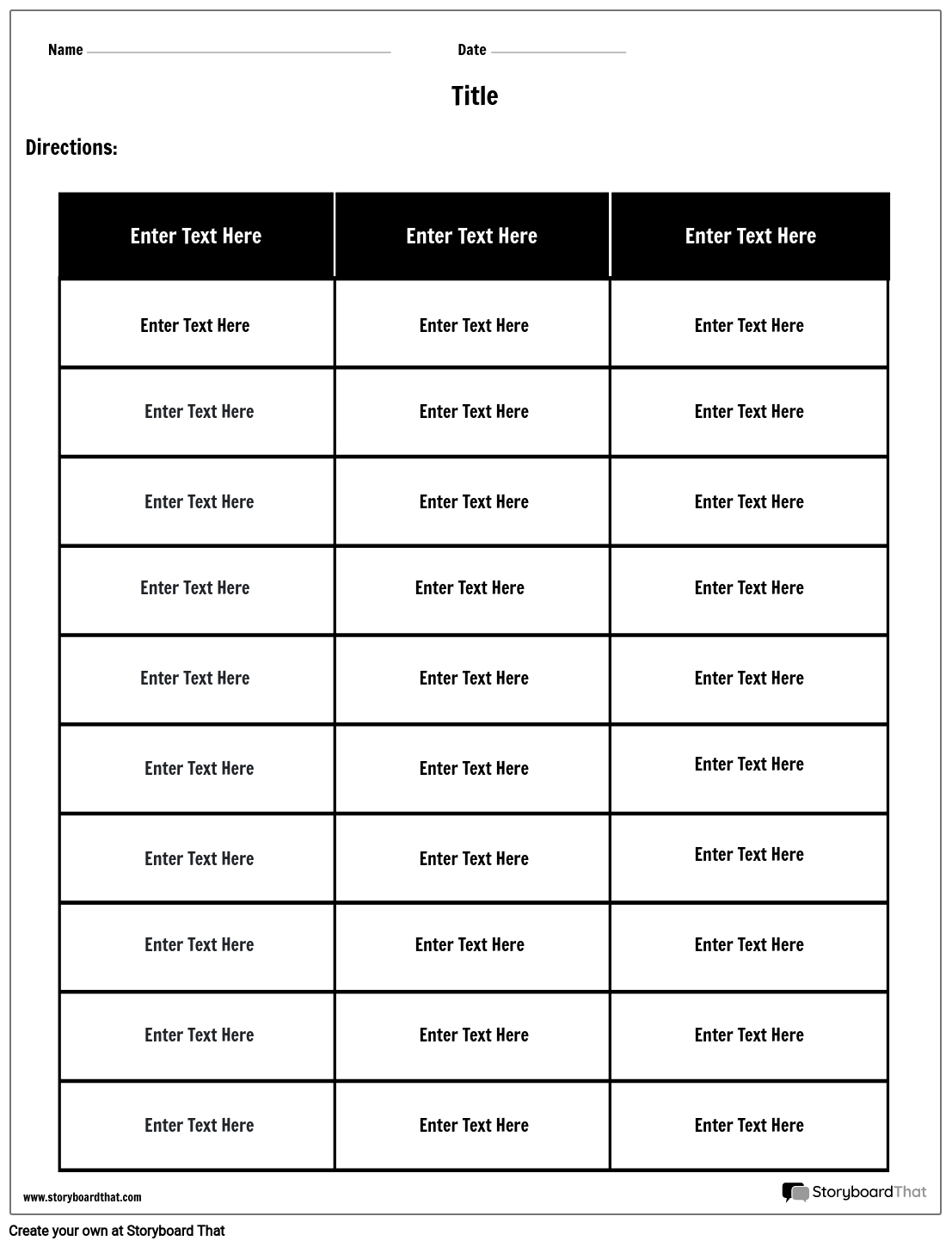 Create Tables Online For Free Easy Table Chart Maker