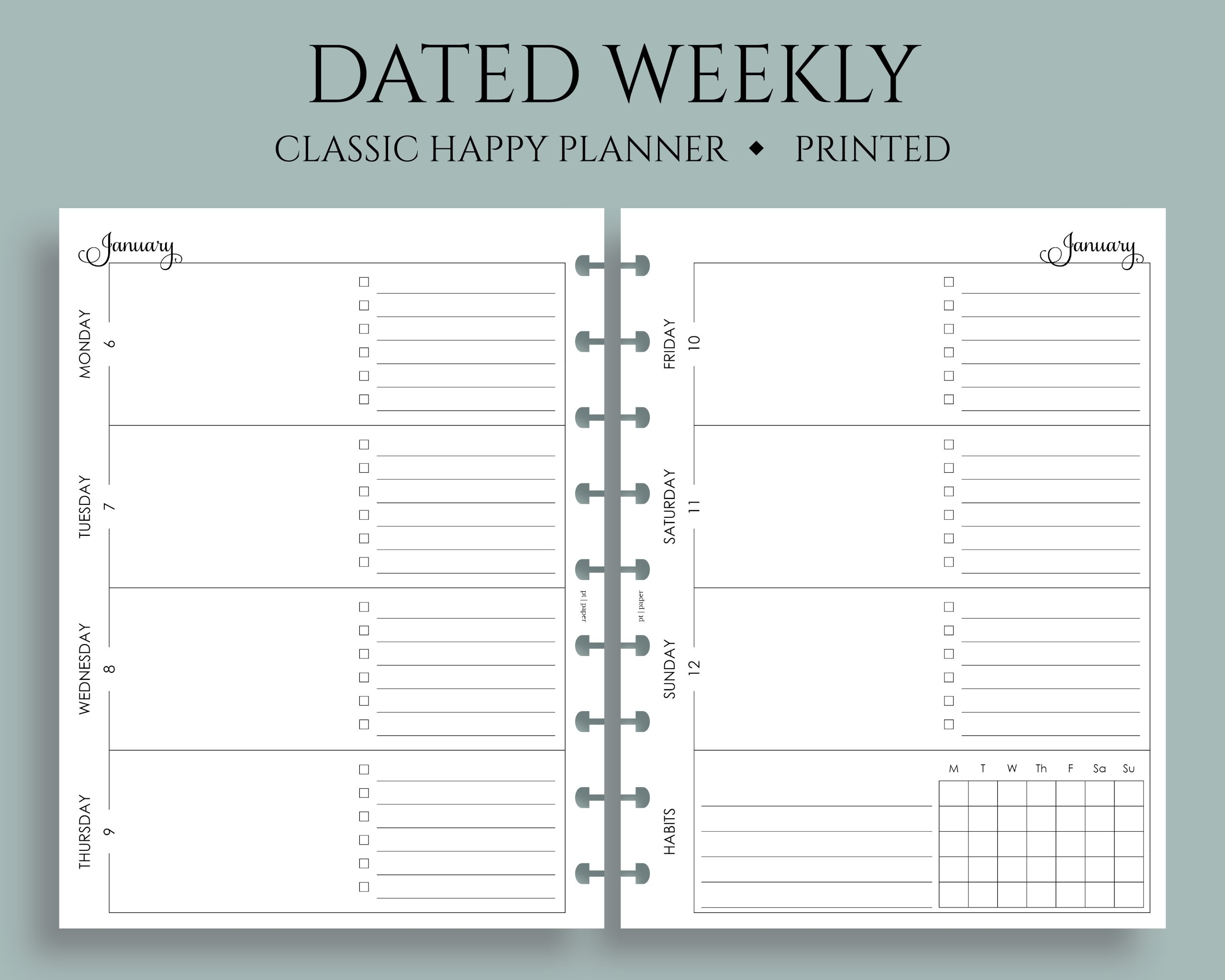 Happy Planner To Do List Printable