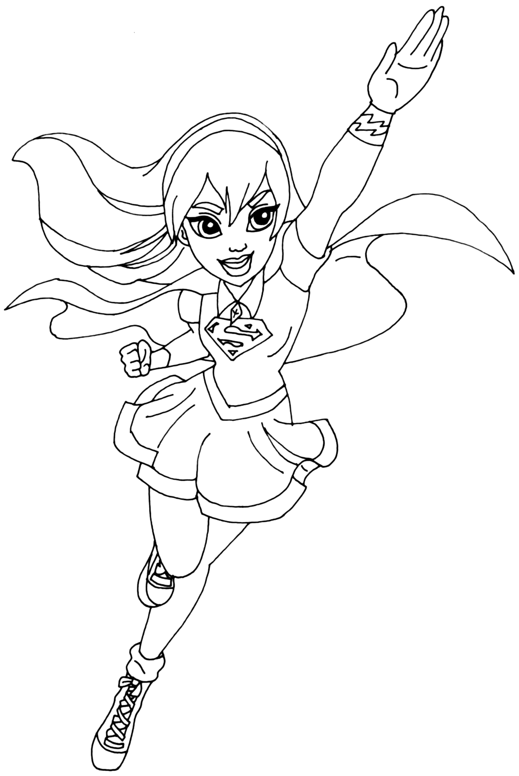 DC Super Hero Girls Coloring Pages Printable Coloring Pages FREE