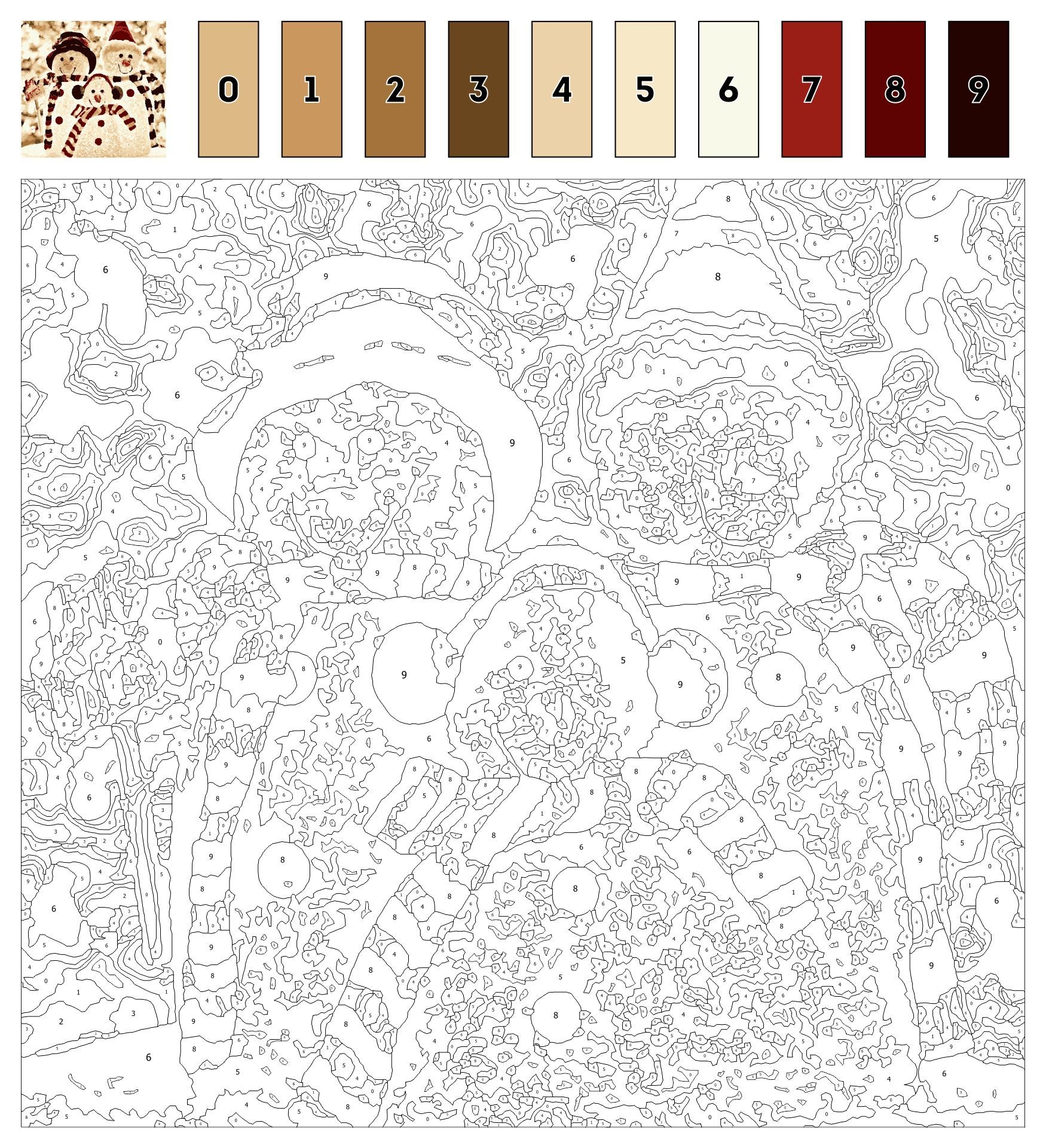 Difficult Color By Number 10 Free PDF Printables Printablee