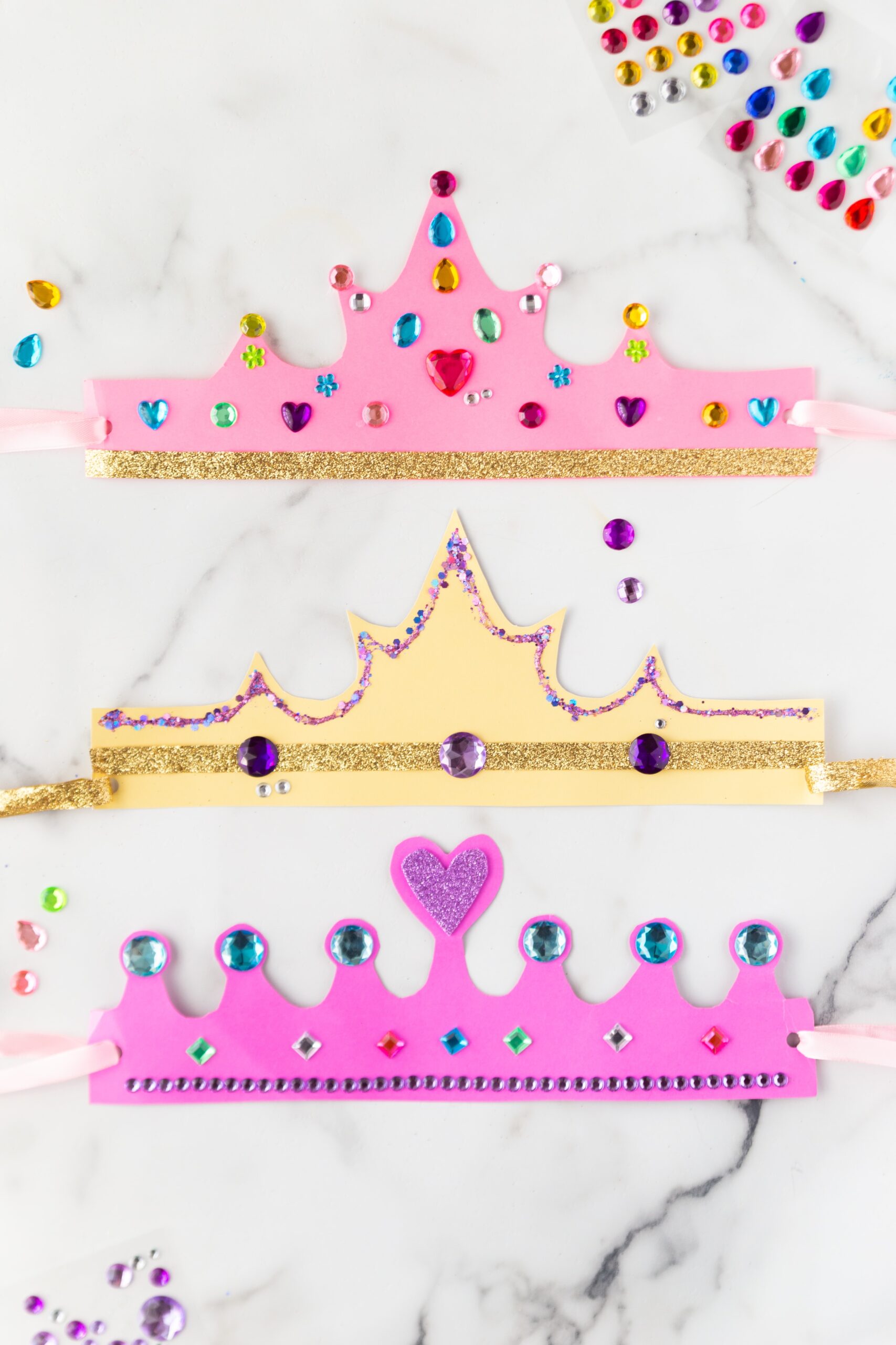 DIY Princess Crowns Made To Be A Momma