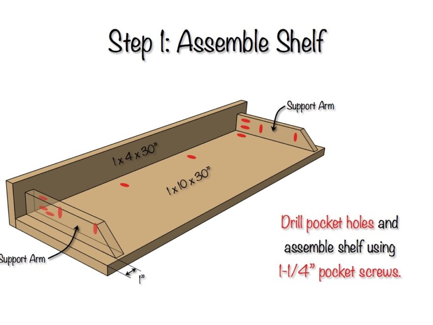 DIY Secret Floating Shelf Free Plans Rogue Engineer