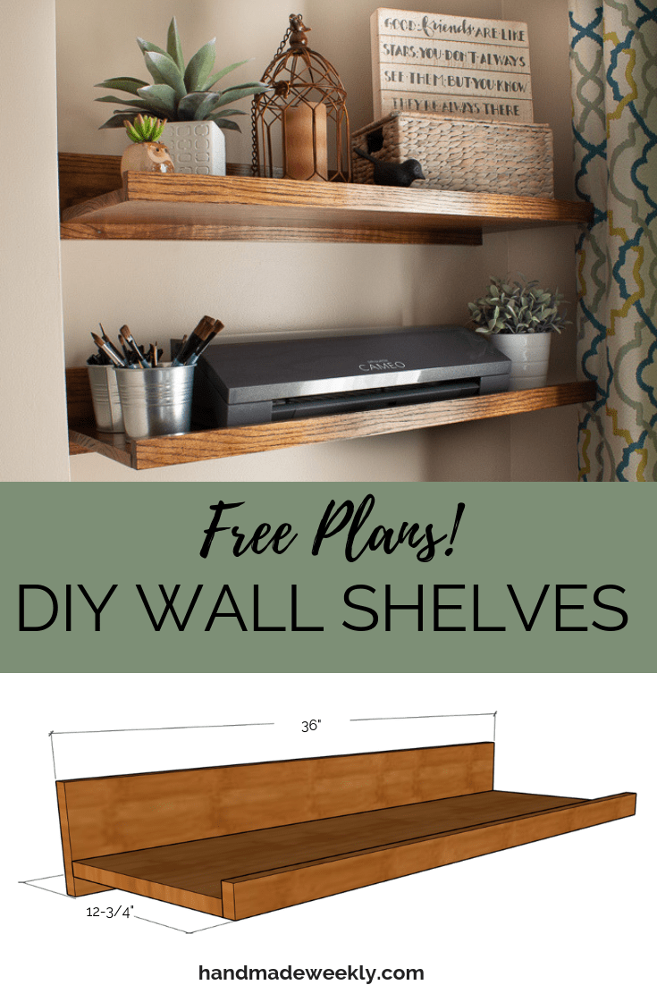 DIY Wall Shelves Handmade Weekly
