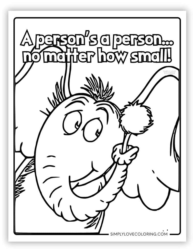 Free Printable Dr. Seuss Coloring Sheets