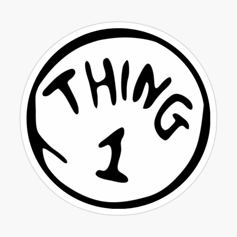 DR Seuss Thing 1 Art Board Print For Sale By Rana2002 Redbubble