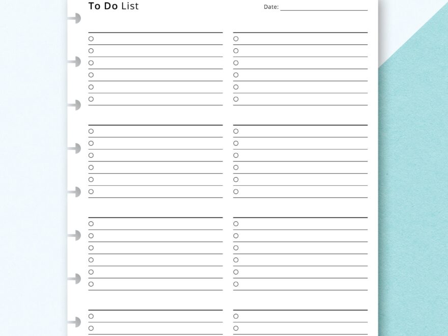 Editable To Do List Happy Planner Classic Printable Planner Insert Downloadable Editable Template Fillable Task List Shopping List Insert Etsy