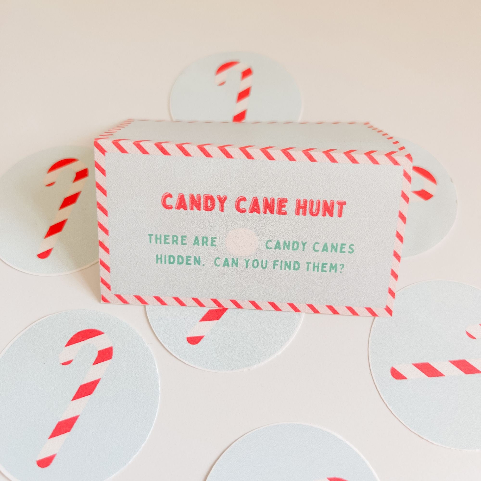 Elf Candy Cane Scavenger Hunt Printable Game Instant Download Etsy