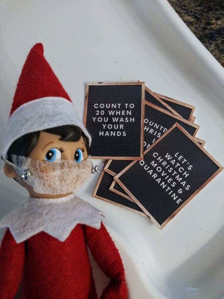 Elf On Shelf Quarantine Printable