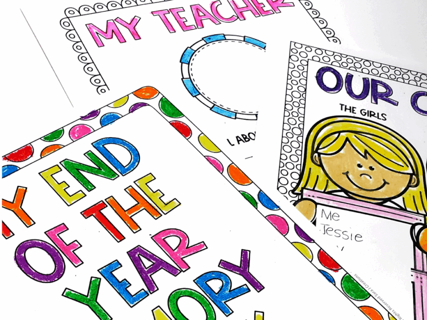 End Of The Year Memory Book Sara J Creations
