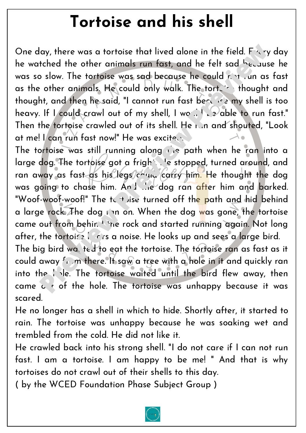 English Comprehension 5 Story Pack Teacha 