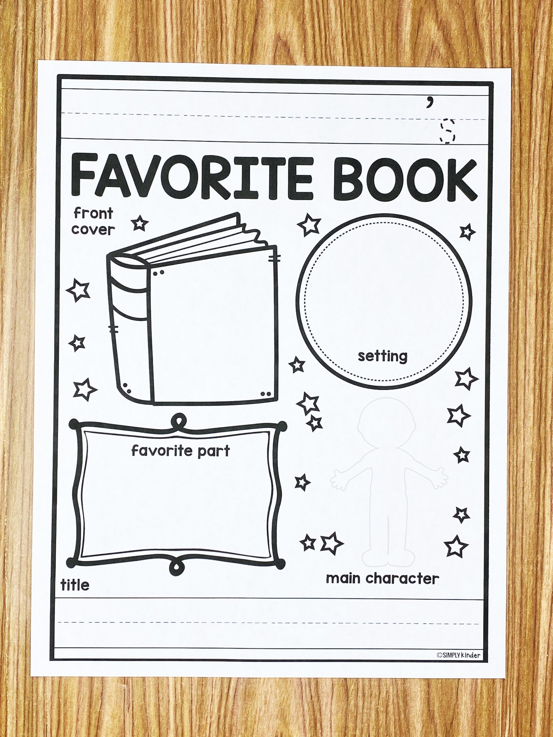 Printable Story Pages For Kids