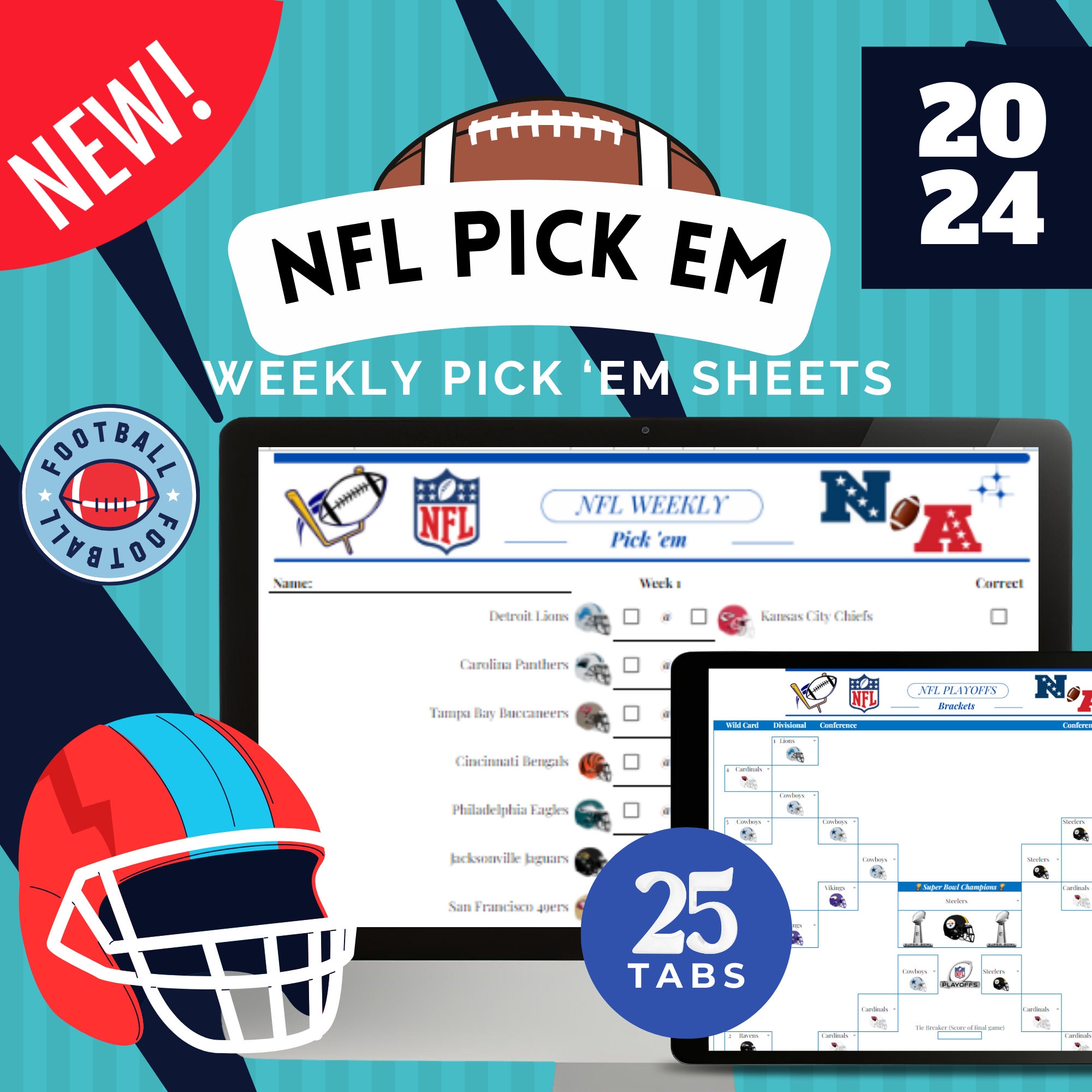 Football Weekly Pick em Pool With Points Printable Sheet Pro Football Bet Tracker Spreadsheet Printable Weekly 2024 NFL Football Pick Sheets Etsy Canada