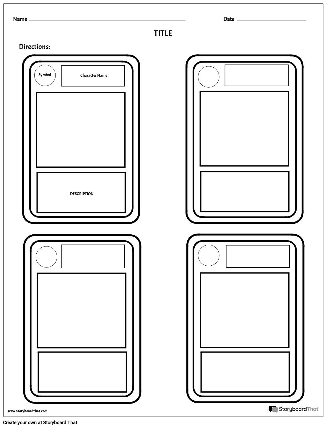 Trading Card Maker Free Printable