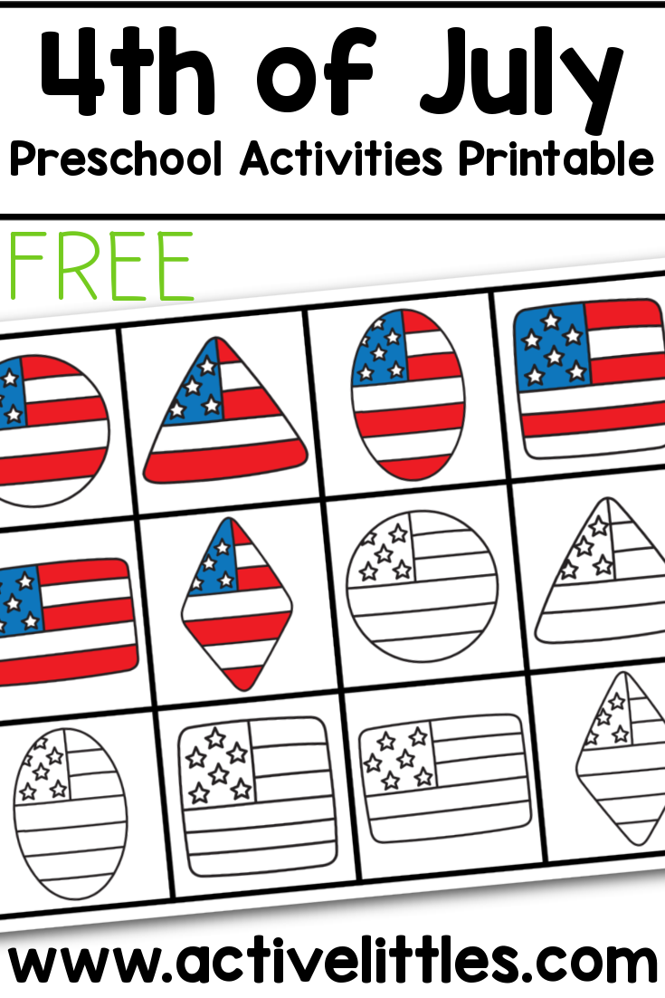 4Th Of July Printable Activities