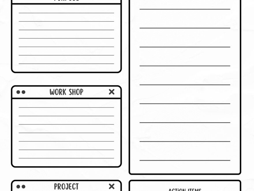 Free And Customizable Notes Templates