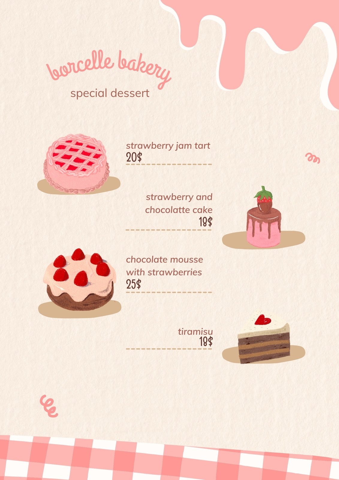 Free And Customizable Pink Dessert Templates Canva