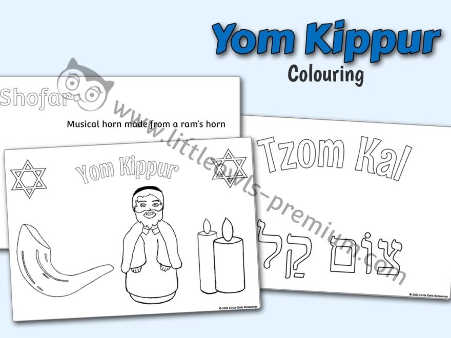FREE And PREMIUM Yom Kippur Early Years EYFS Editable Printable Resources Activities Little Owls Resources Free And Premium Early Years Printables