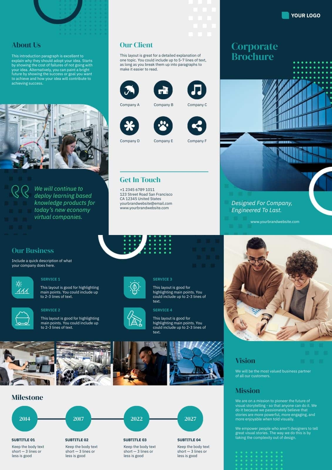 Free Brochure Maker By Piktochart Professional Beautiful Brochures