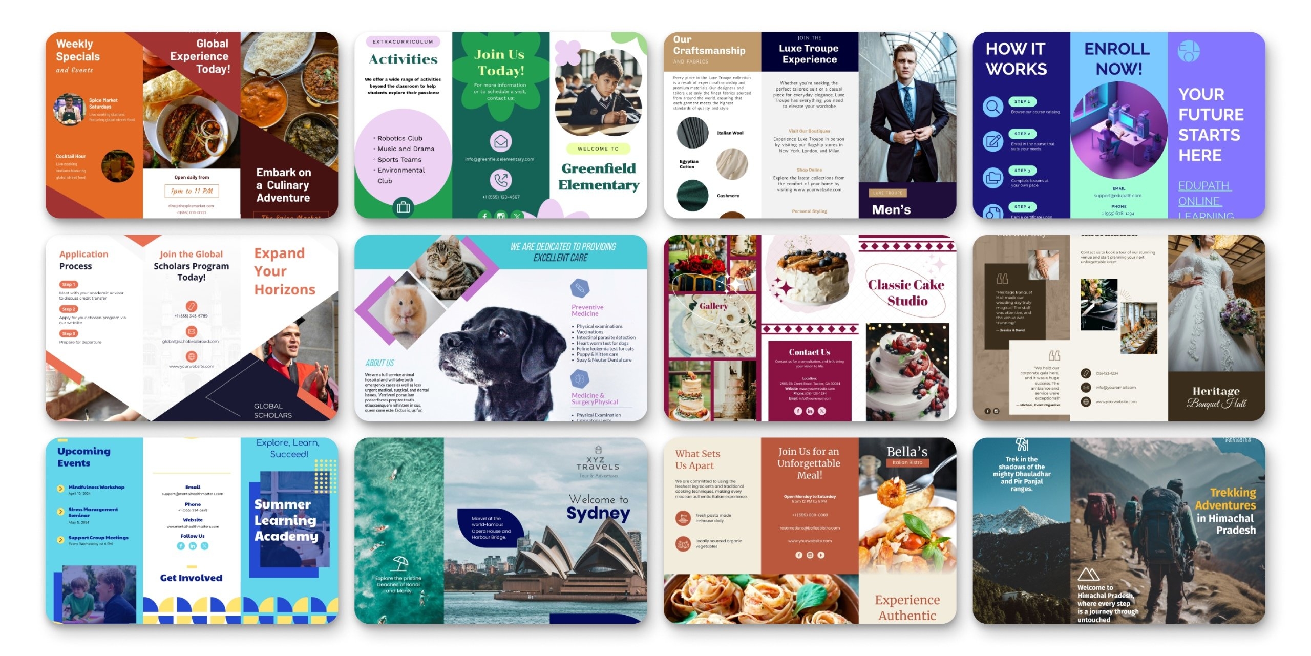 Free Brochure Maker Create A Brochure Online Visme