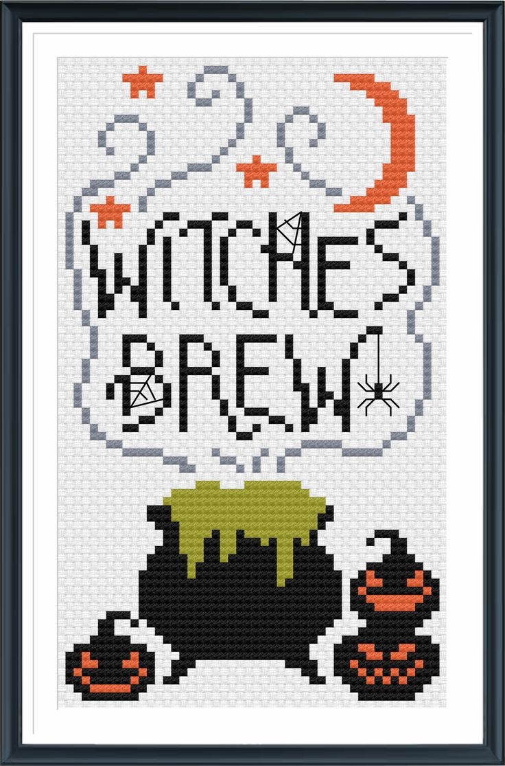 Free Printable Halloween Cross Stitch Patterns