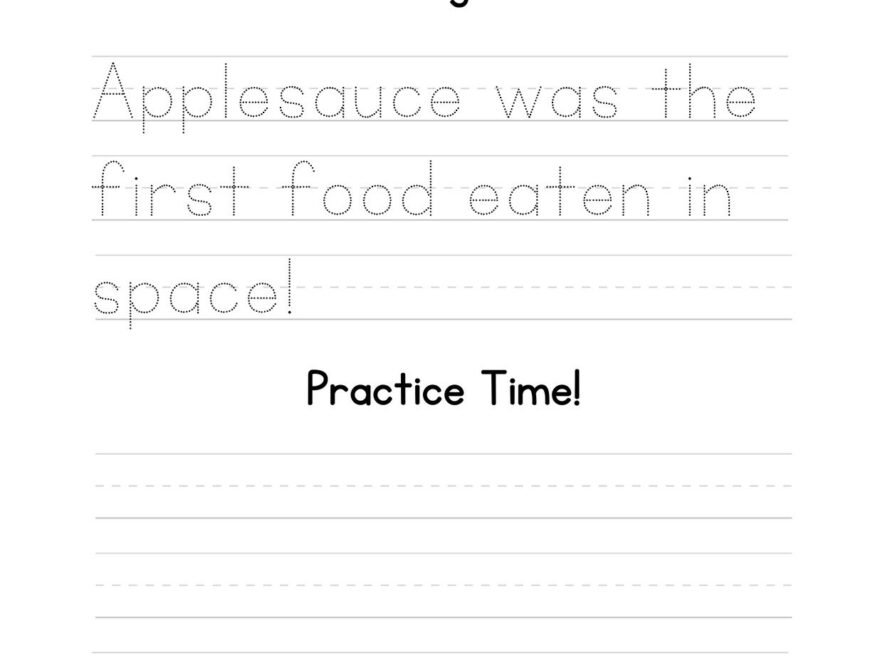 Free Custom Printable Handwriting Worksheet Templates Canva