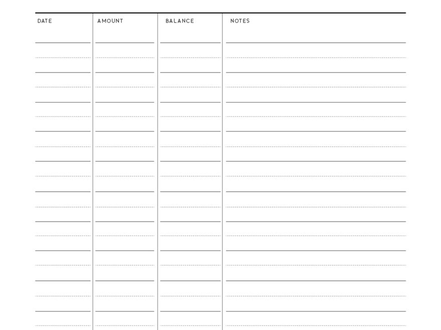 Free Debt Tracker Printable Template World Of Printables