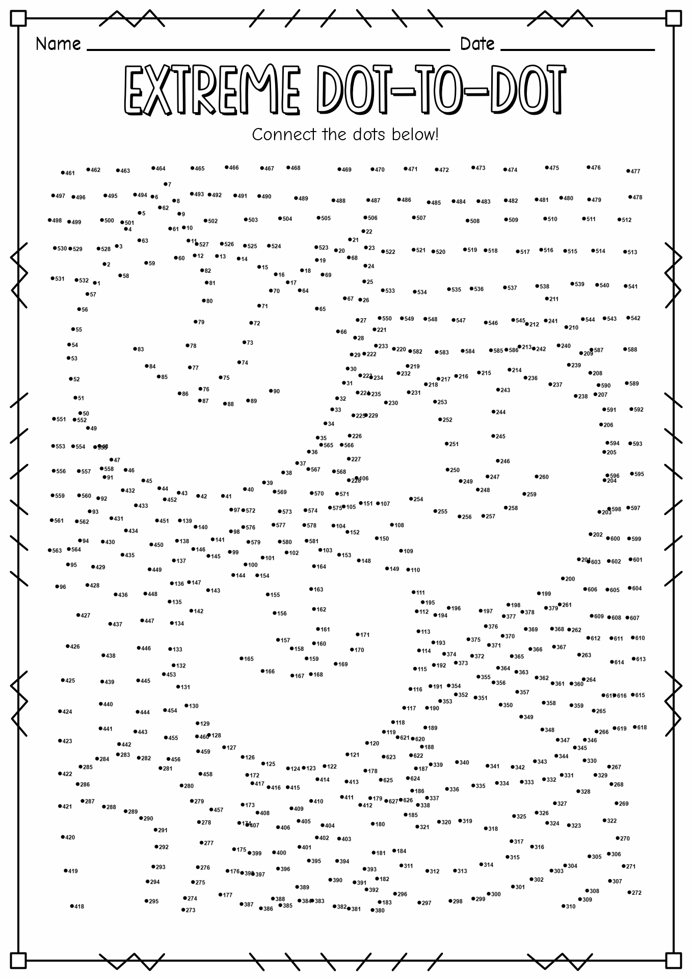 Free Extreme Dot To Dot Printables Worksheet Download Free Extreme Dot To Dot Printables Worksheet Png Images Free Worksheets On Clipart Library