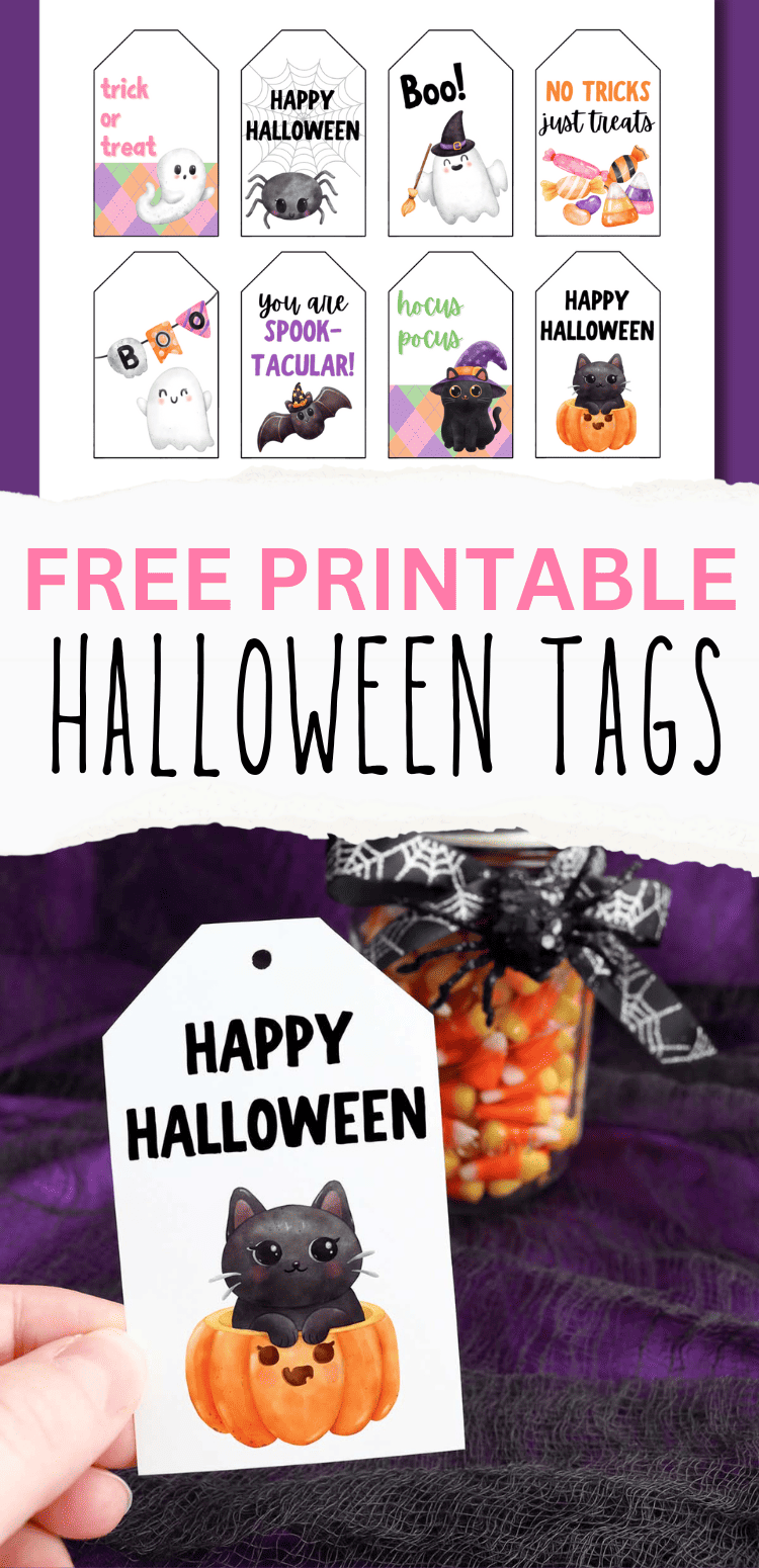 Free Happy Halloween Printable Tags Instant Download Aubree Originals