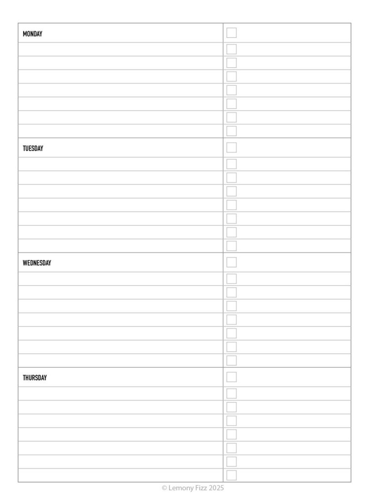 Free Happy Planner Templates To Print