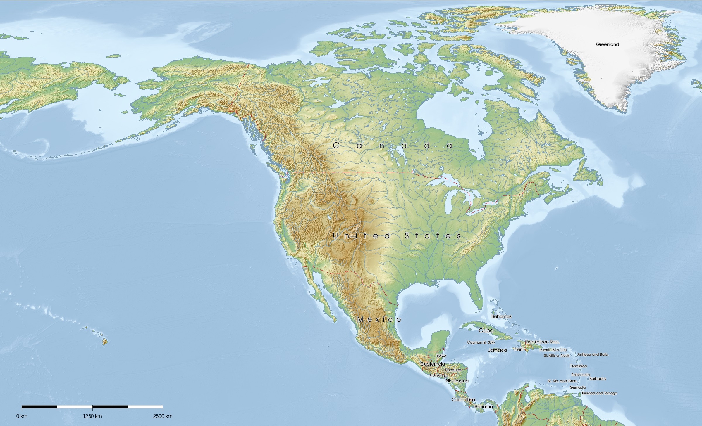 Free Maps Of North America Mapswire