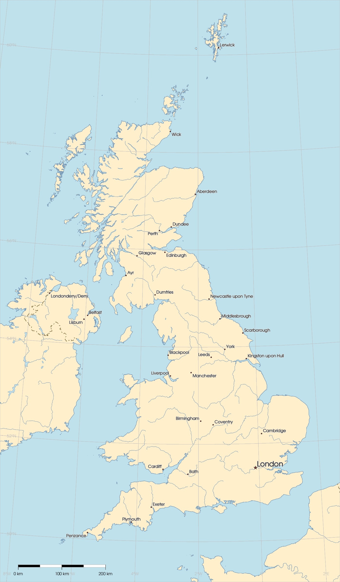 Free Maps Of The United Kingdom Mapswire