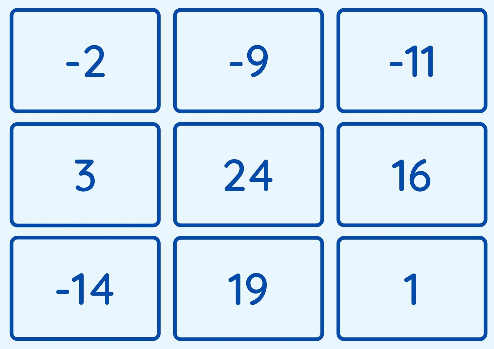Free Math Flashcard Templates To Edit And Print Canva