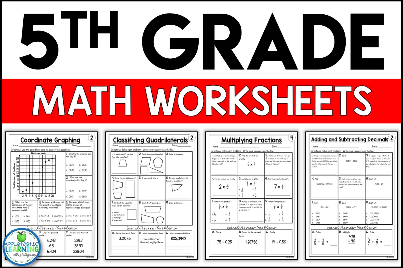 Free Printable Worksheets For 5Th Grade