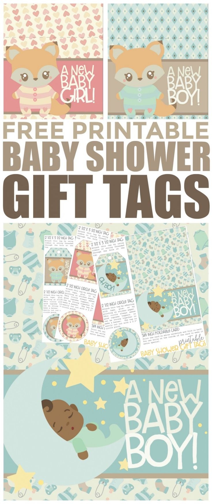 Free Printable Baby Shower Gift Tags