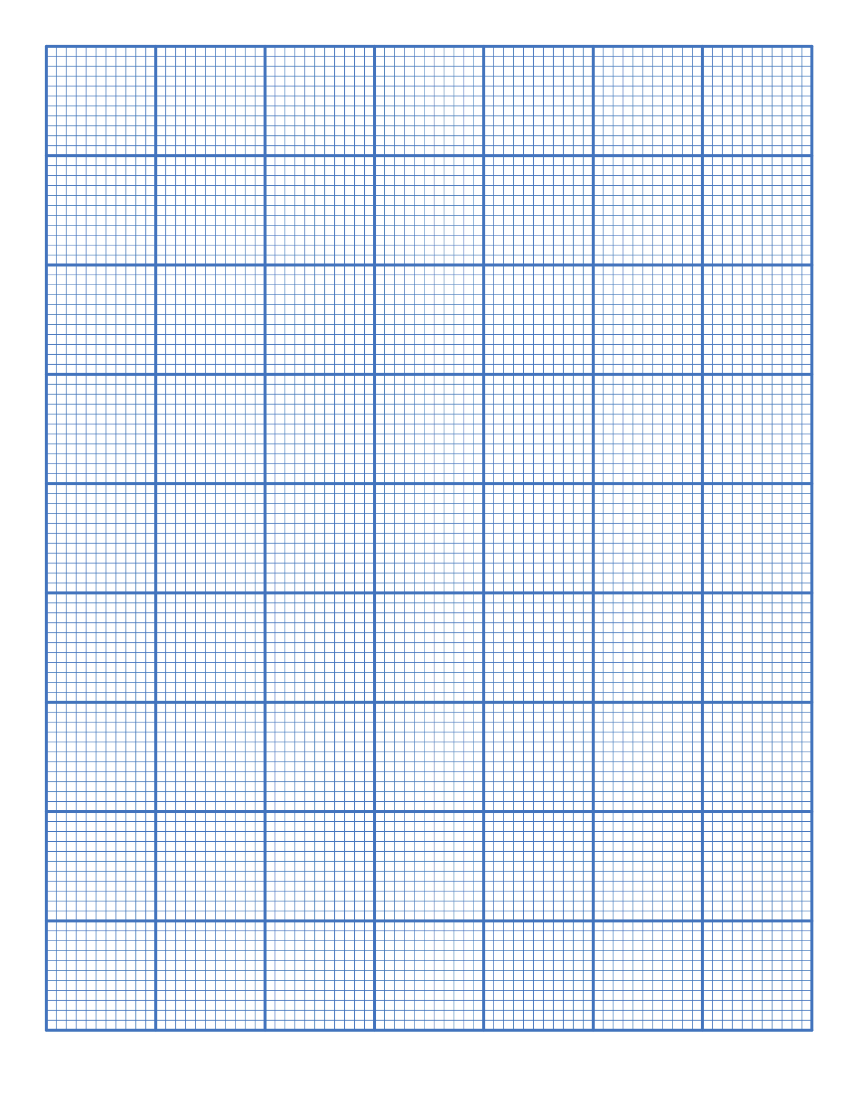 Printable Graph Paper 1/2 Inch