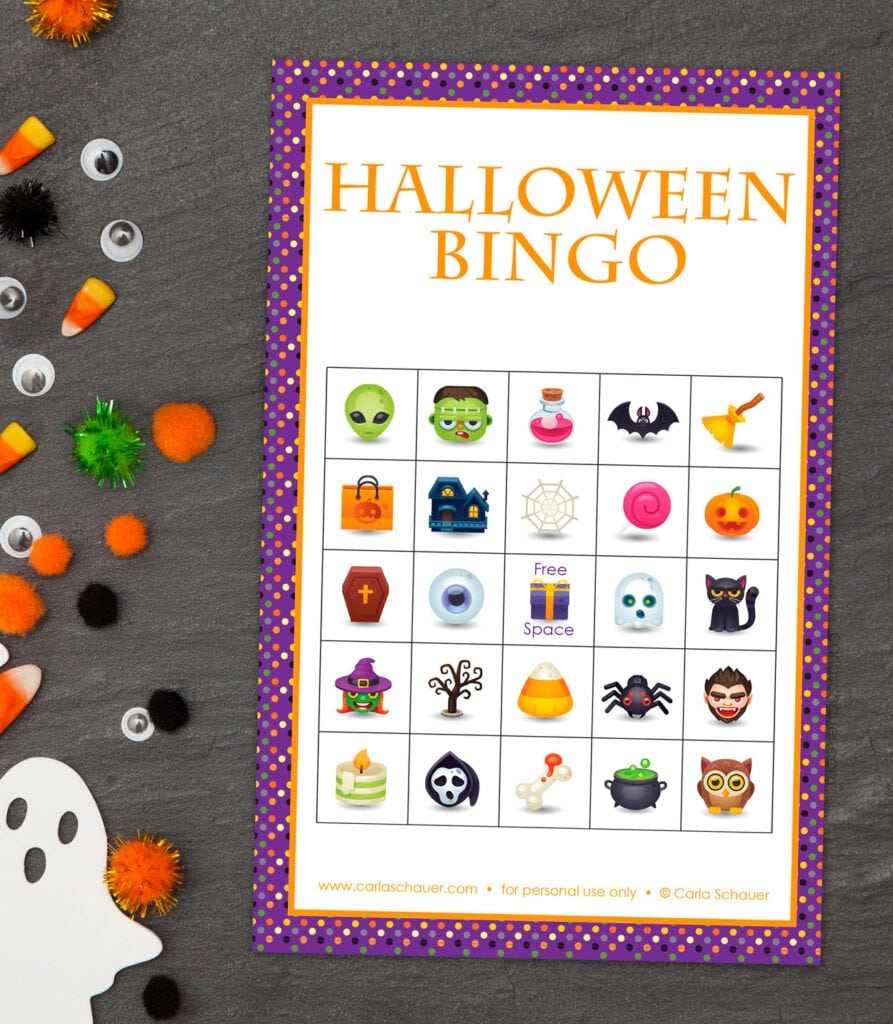 Halloween Bingo Cards Printable Free