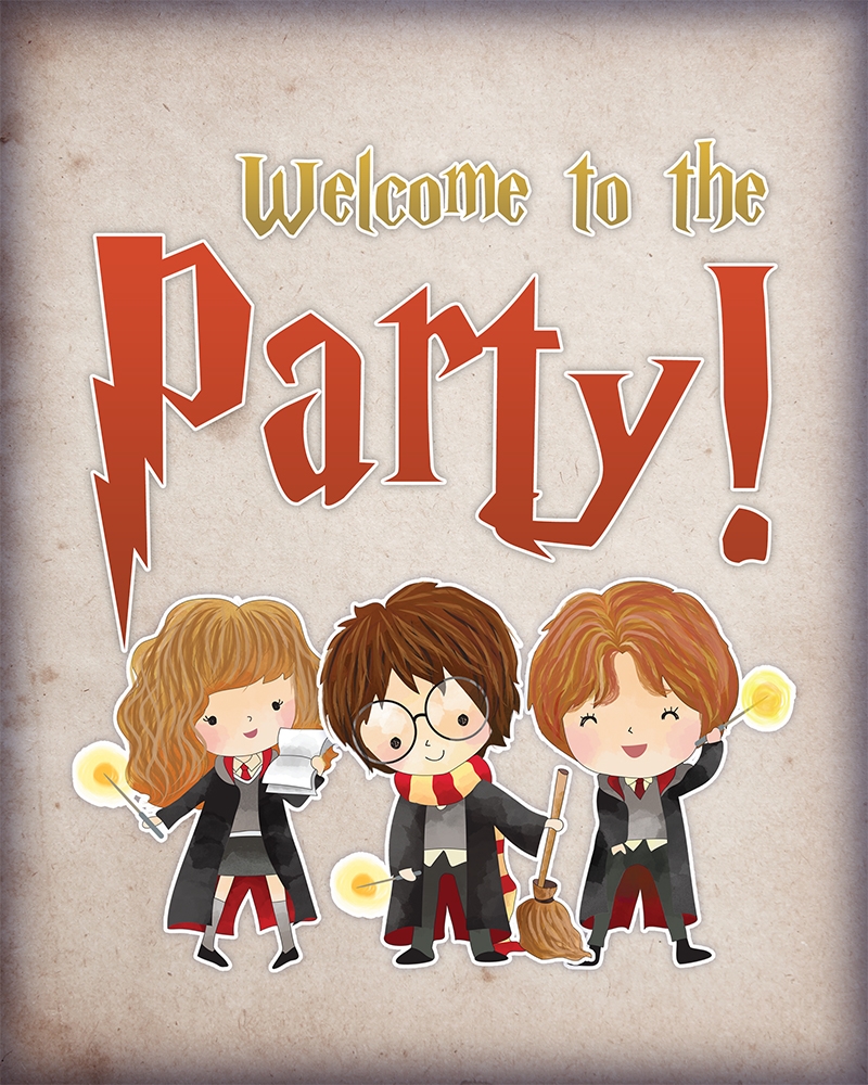 Free Printable Harry Potter Birthday Decorations