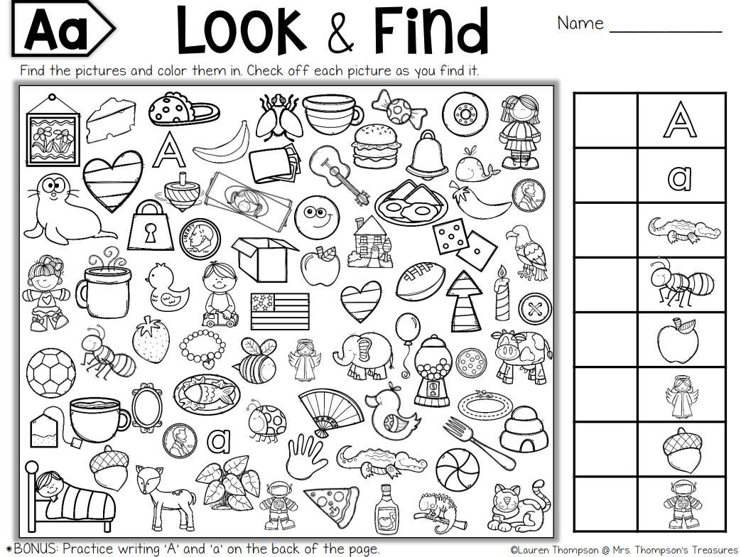 Free Printable Seek And Find Pictures