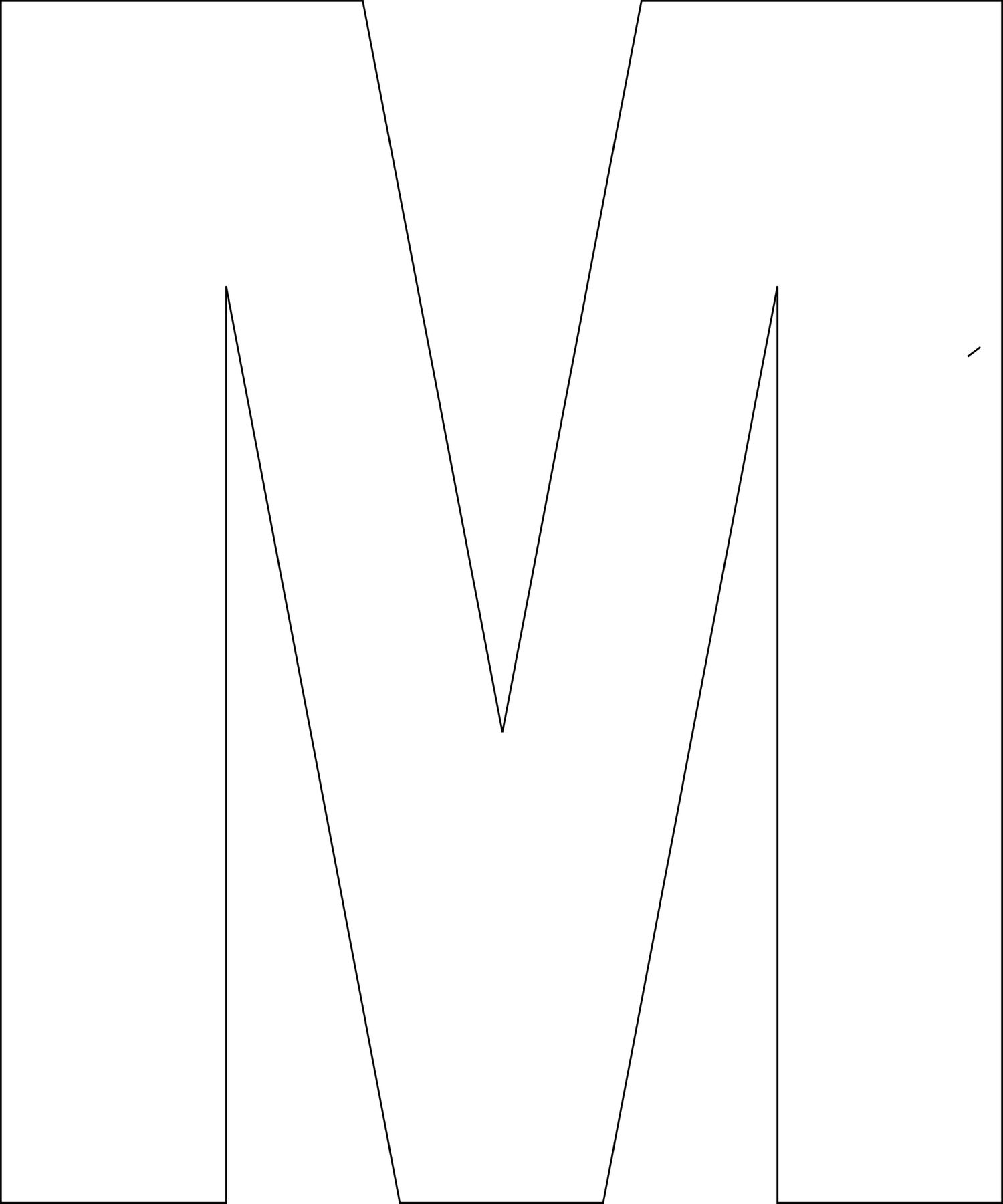12 Inch Letter Stencils Printable
