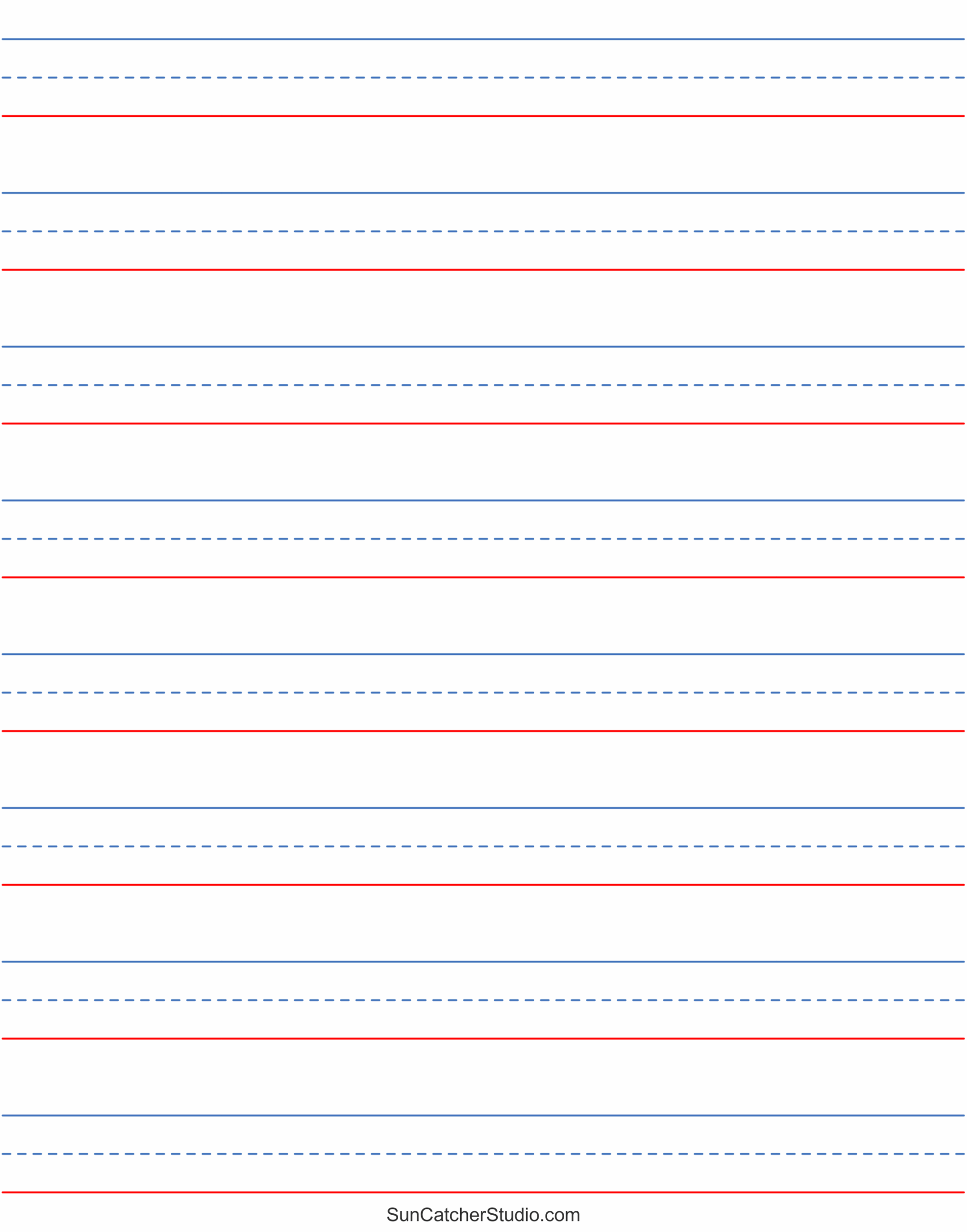 Free Printable Lined Paper Handwriting Notebook Templates Free Printables Monograms Design Tools Patterns DIY Projects