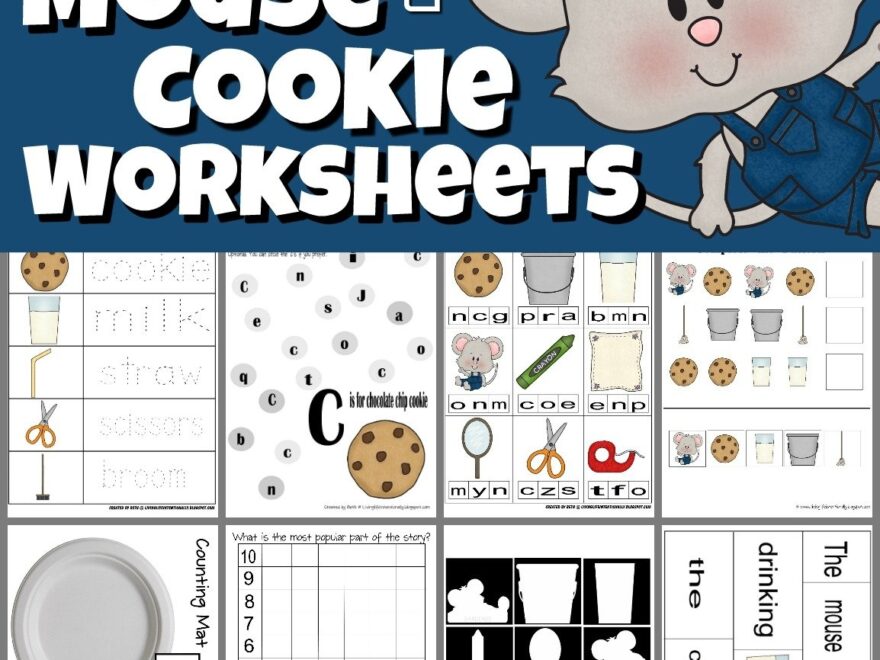 FREE Printable Mouse And Cookie Worksheets And Activities