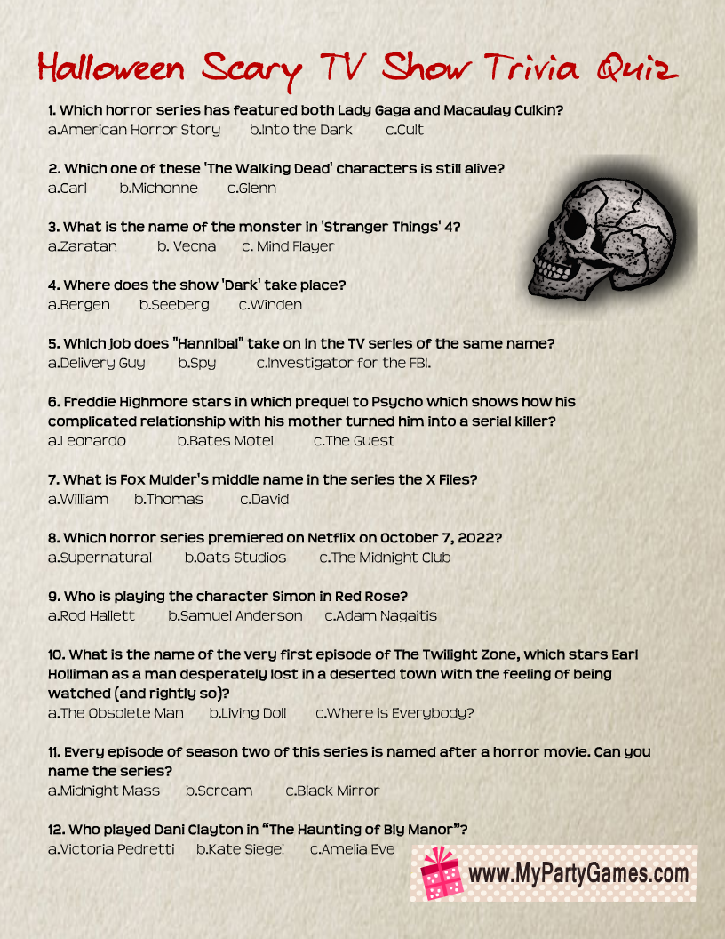Walking Dead Trivia Questions And Answers Printable