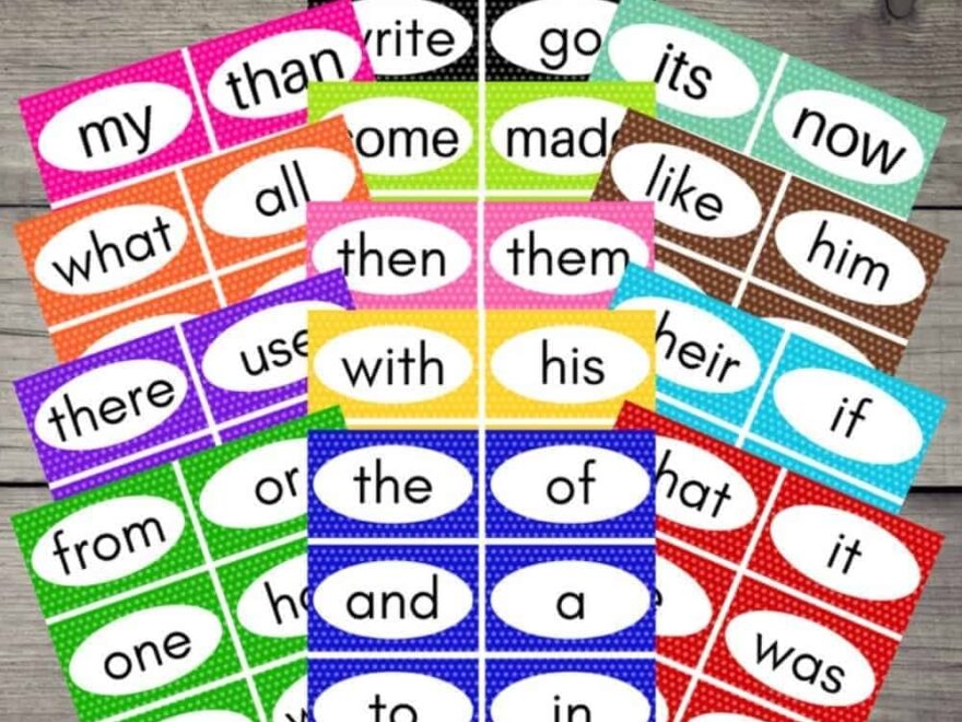 Free Printable Sight Words Flash Cards It s A Mother Thing