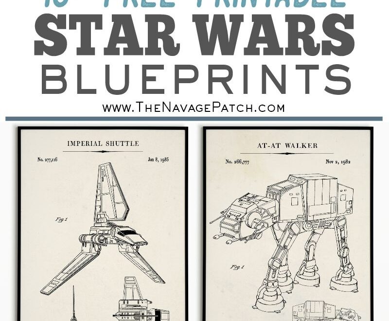 Free Printable Star Wars Blueprints The Navage Patch